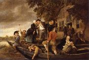 REMBRANDT Harmenszoon van Rijn The merry homecoming oil painting reproduction